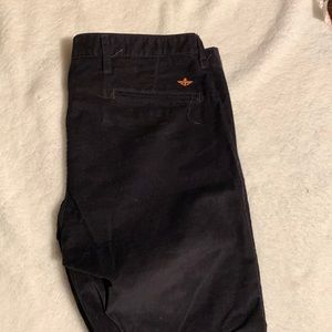 Men black velvet corduroys dockers khakis